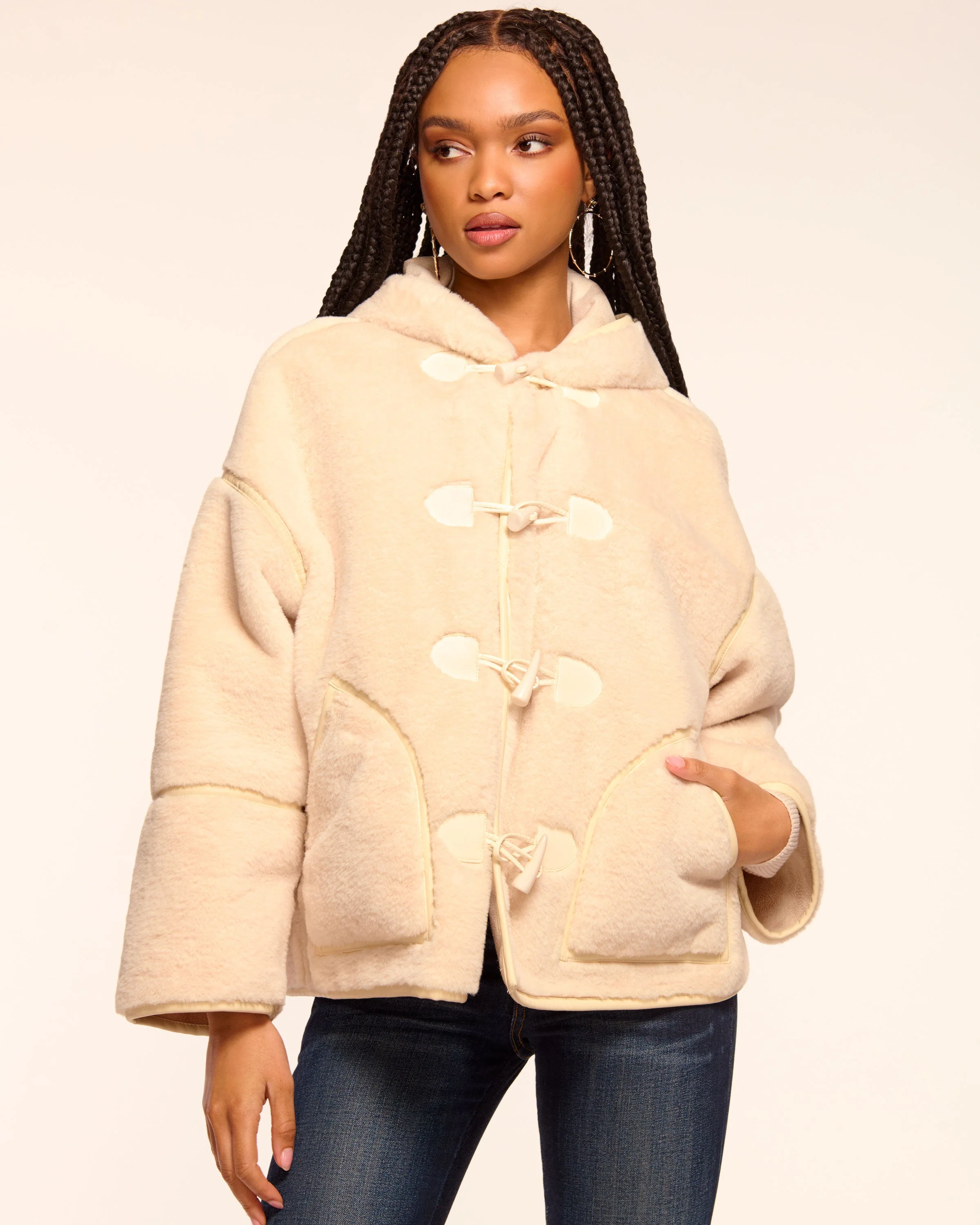 Lucy Faux Fur Coat - Image 8
