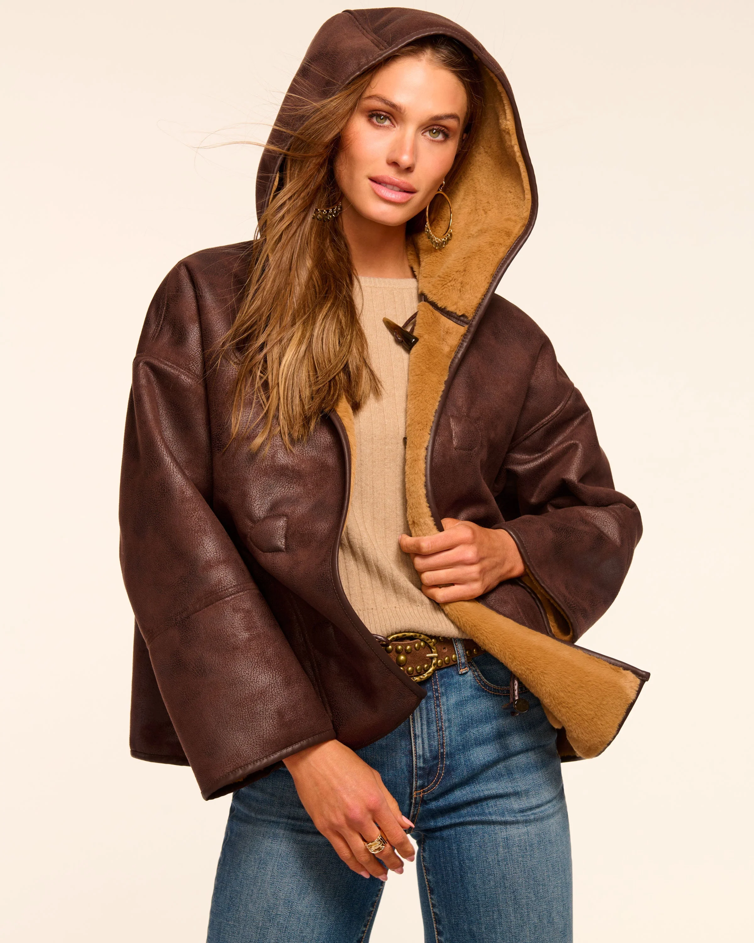 Lucy Faux Fur Coat - Image 8