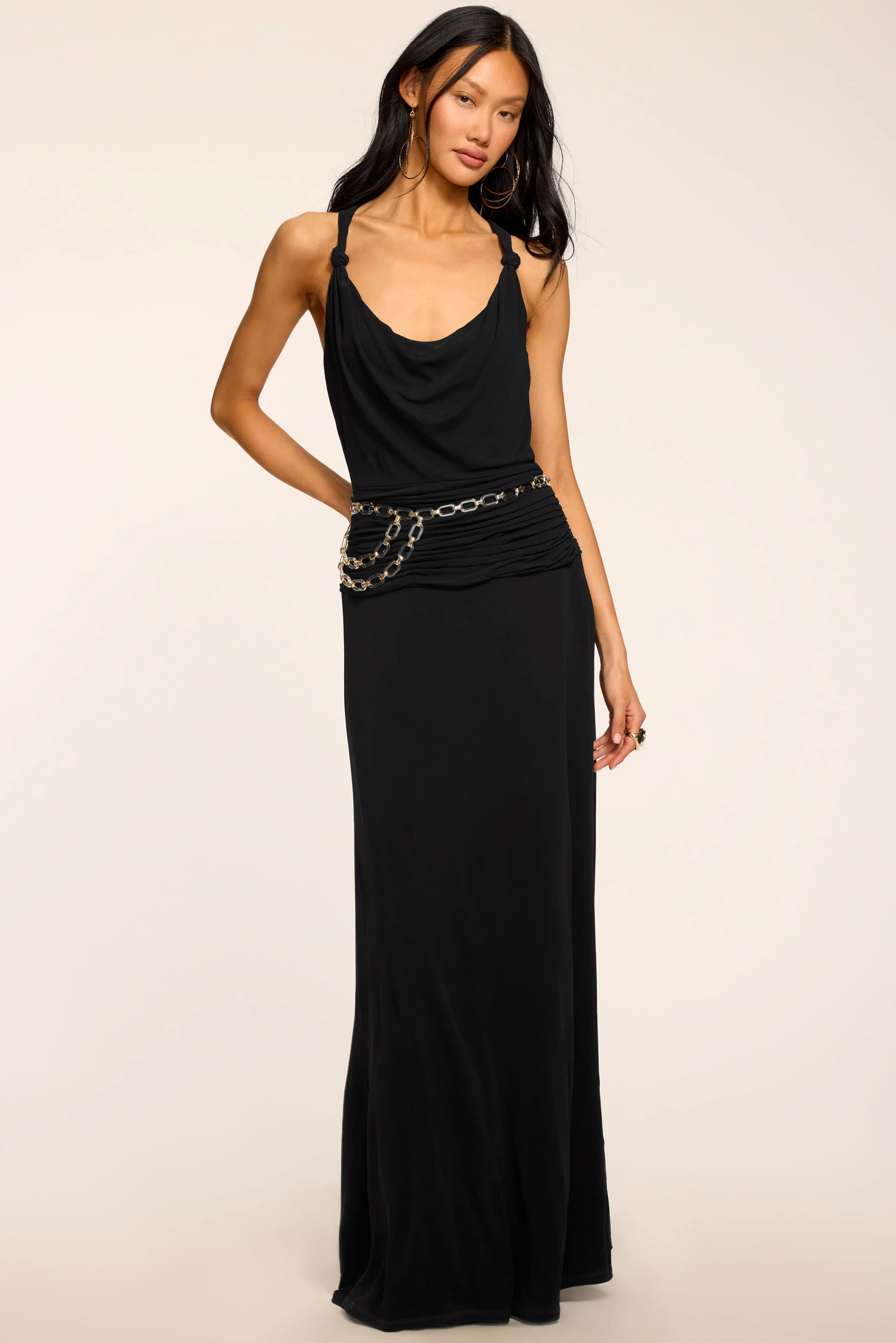 Mariah Embellished Jersey Maxi Gown - Image 5