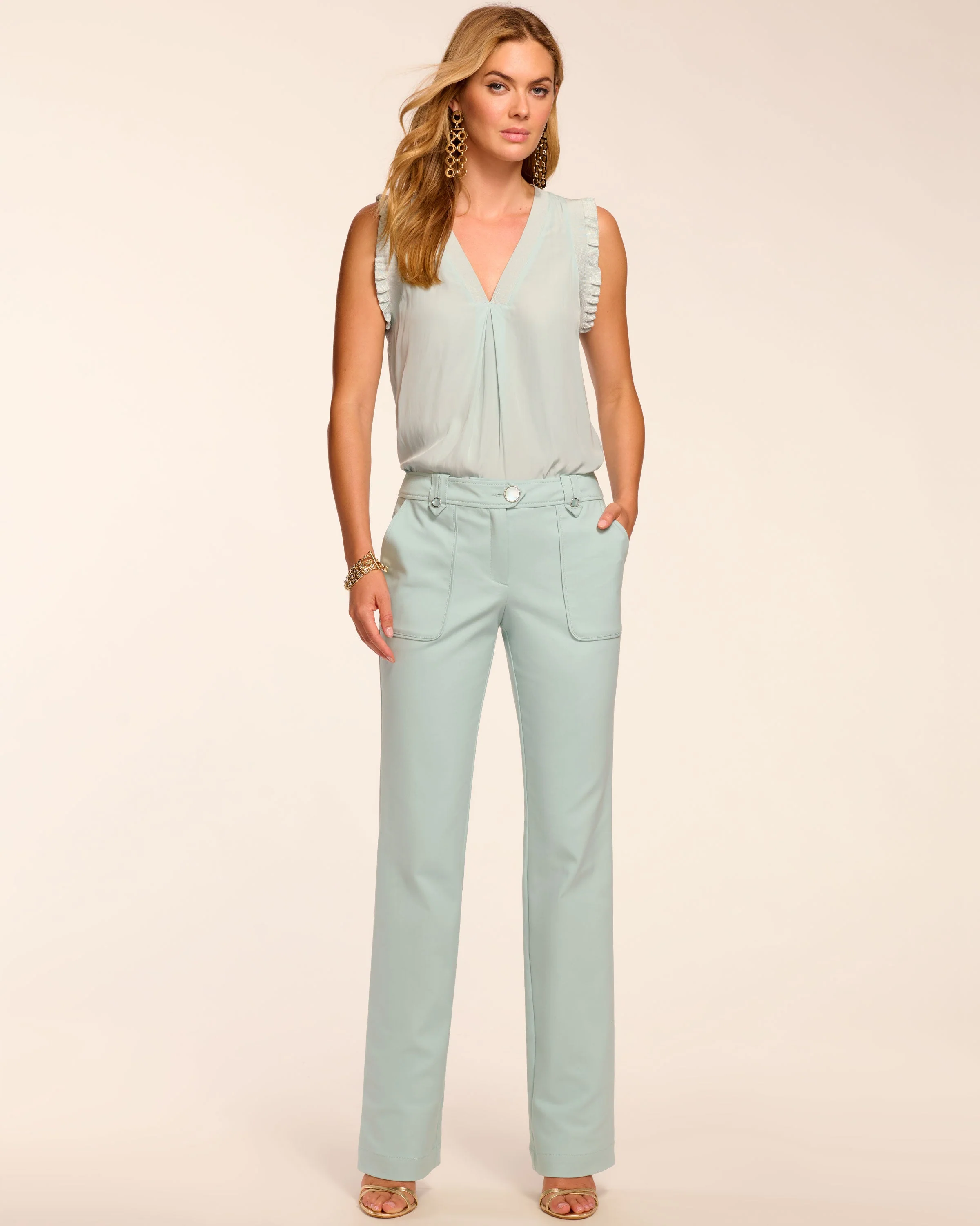 Marit Stretch Cotton Pant - Image 2