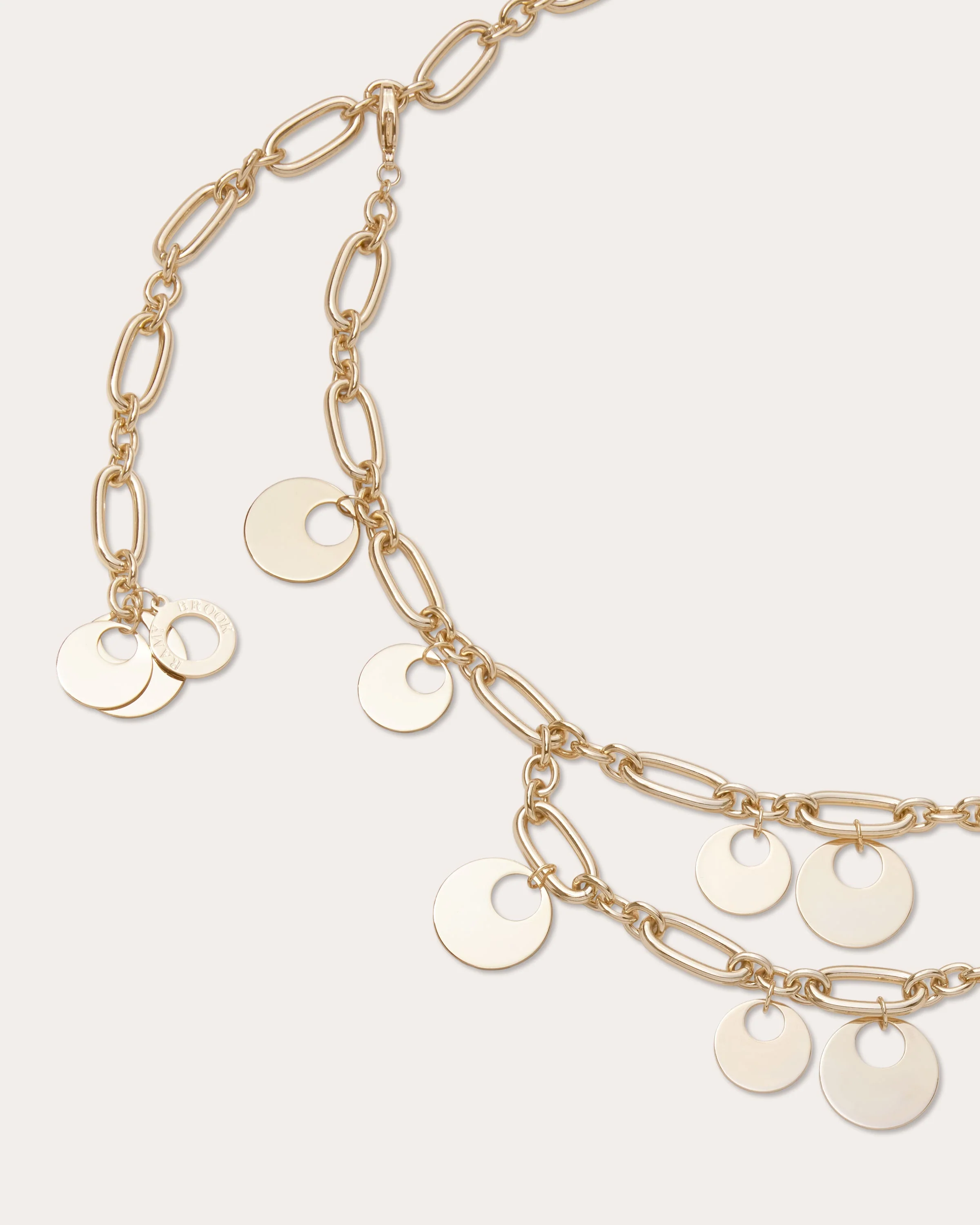 Mckayla Paillette Charm Chain Belt - Image 2