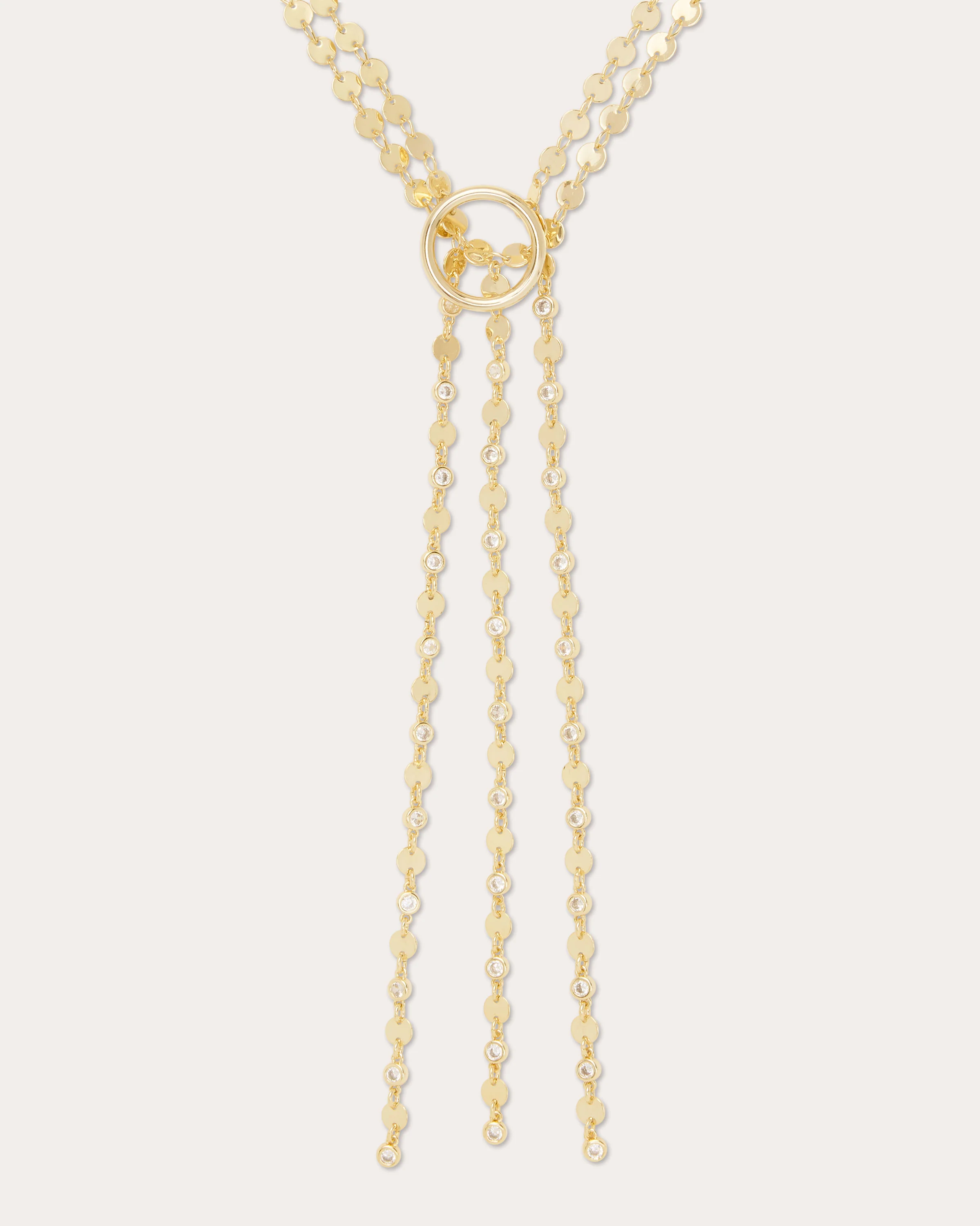 Mila Sparkle Lariat Necklace - Image 2