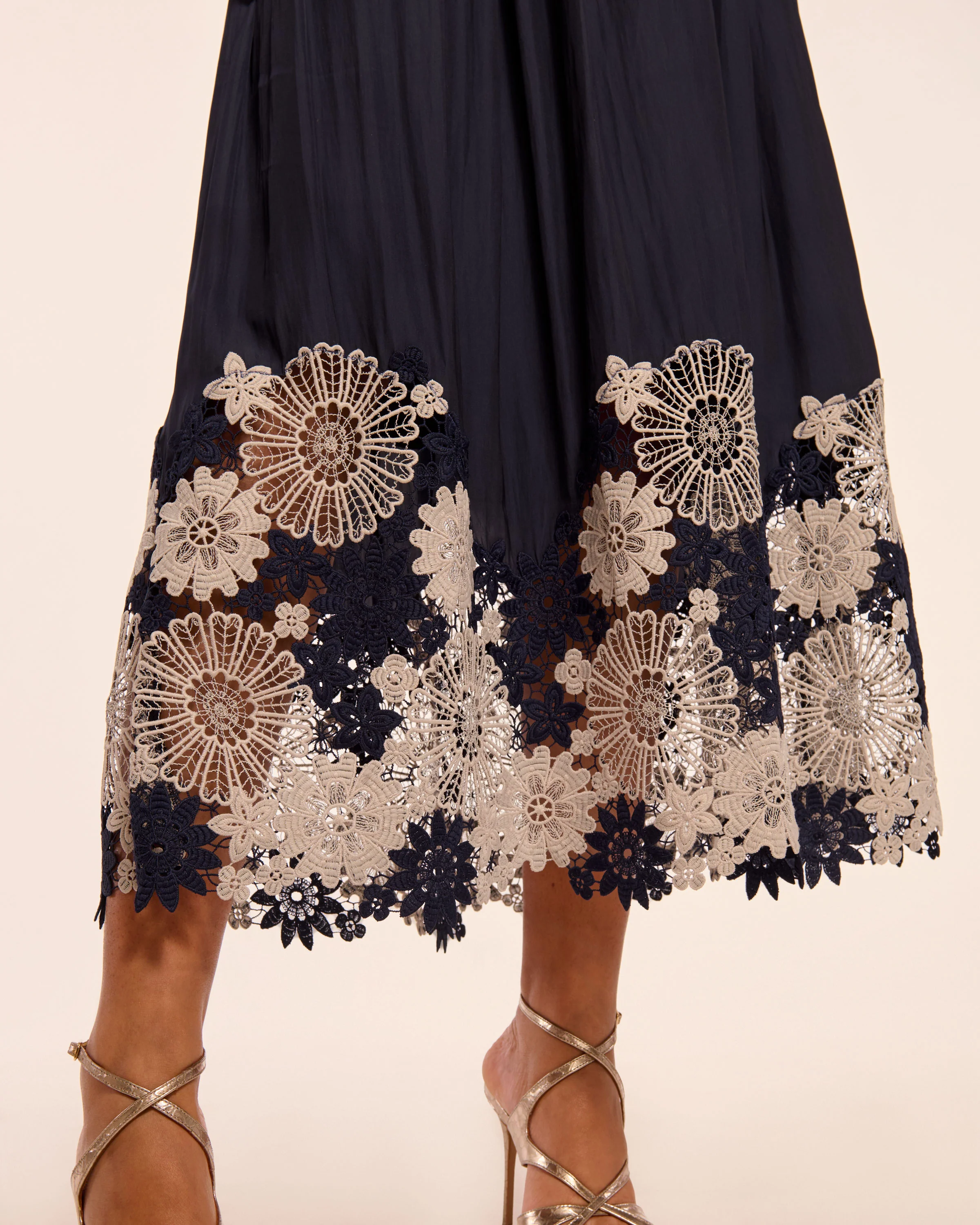 Milani Embellished Strapless Midi Dress - Image 3