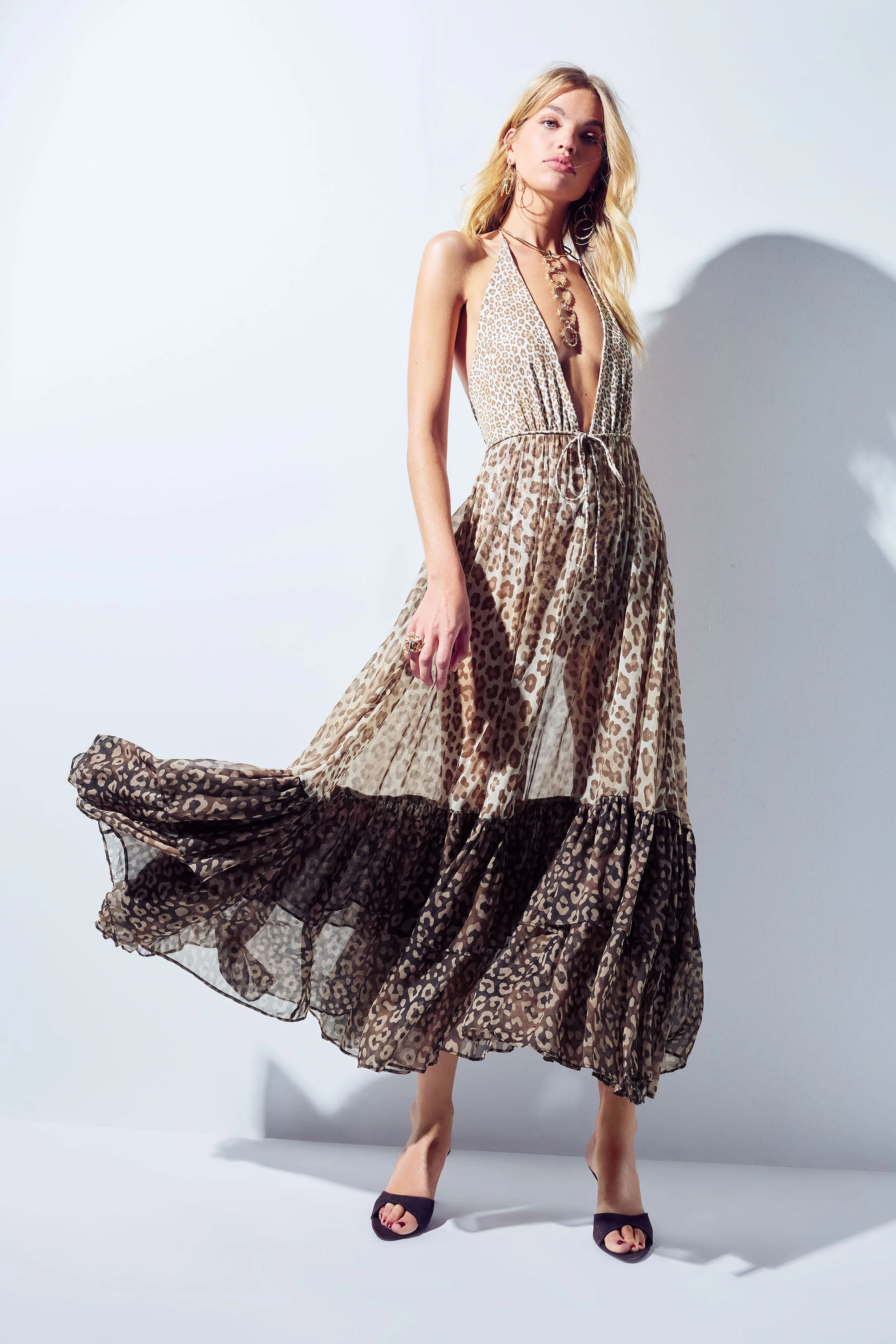 Milena Printed Dress - Image 5
