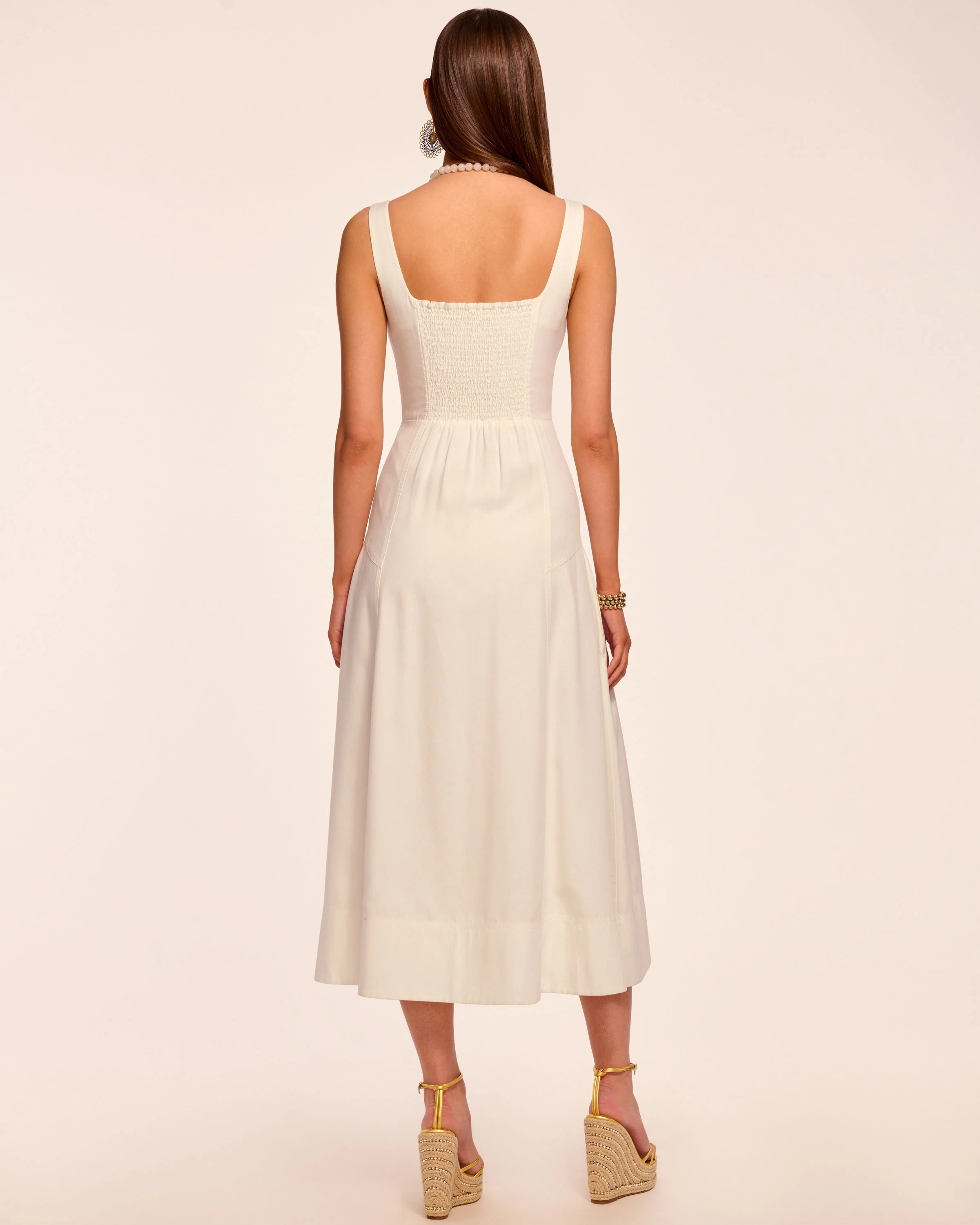 Moira Zip Front Midi Dress - Image 5
