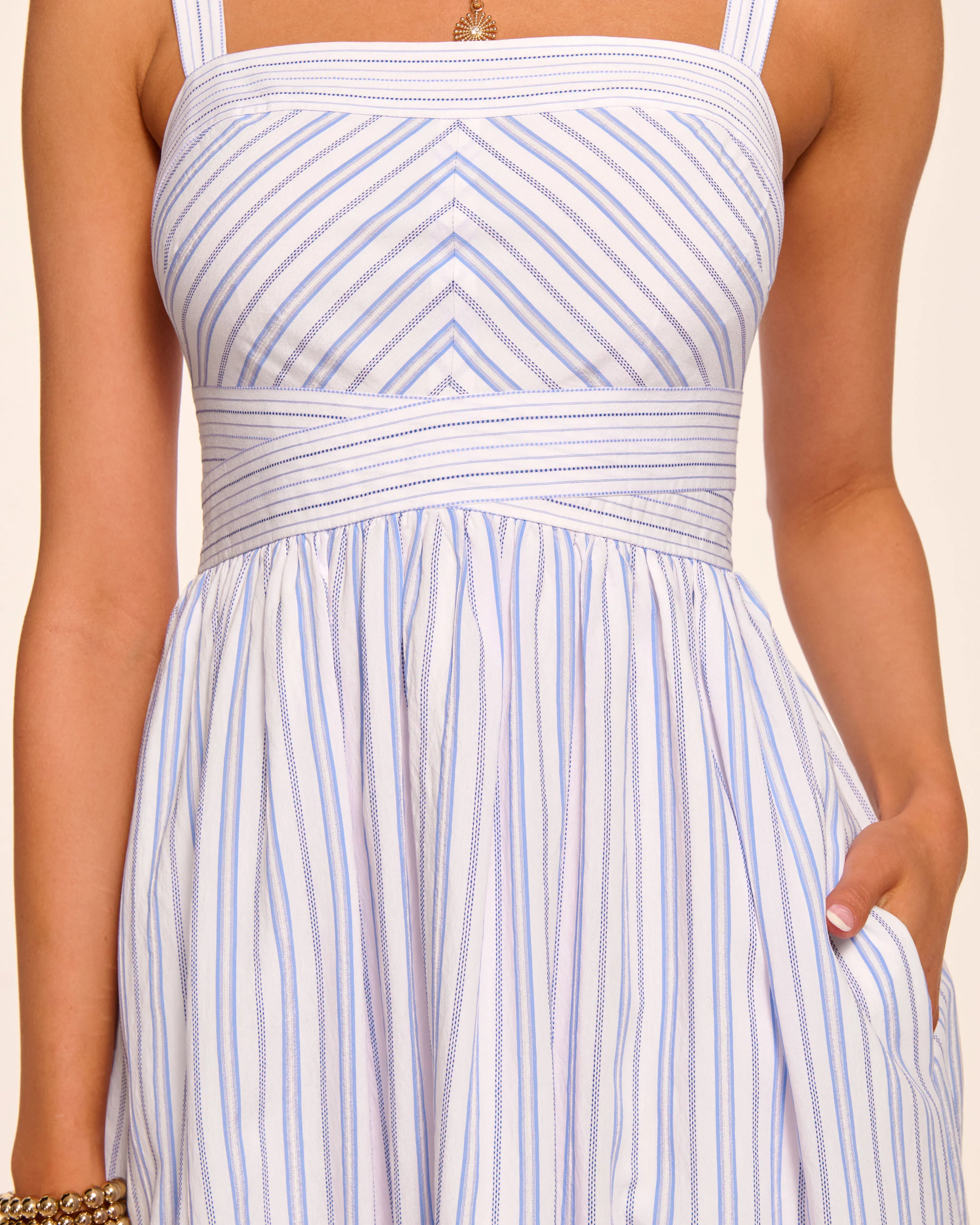 Nadia Printed Midi Dress - Image 3