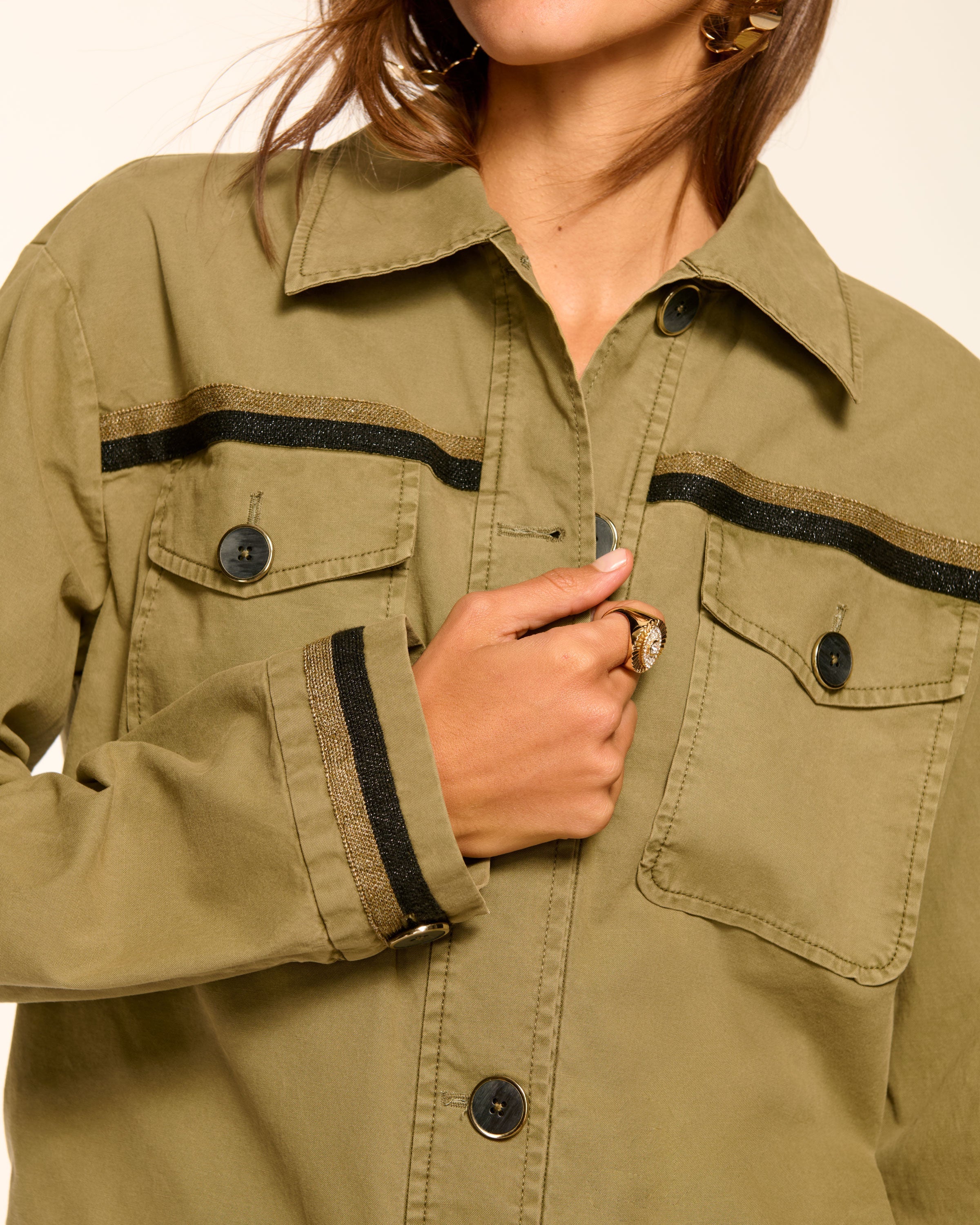 Nikola Canvas Button Down Jacket - Image 3