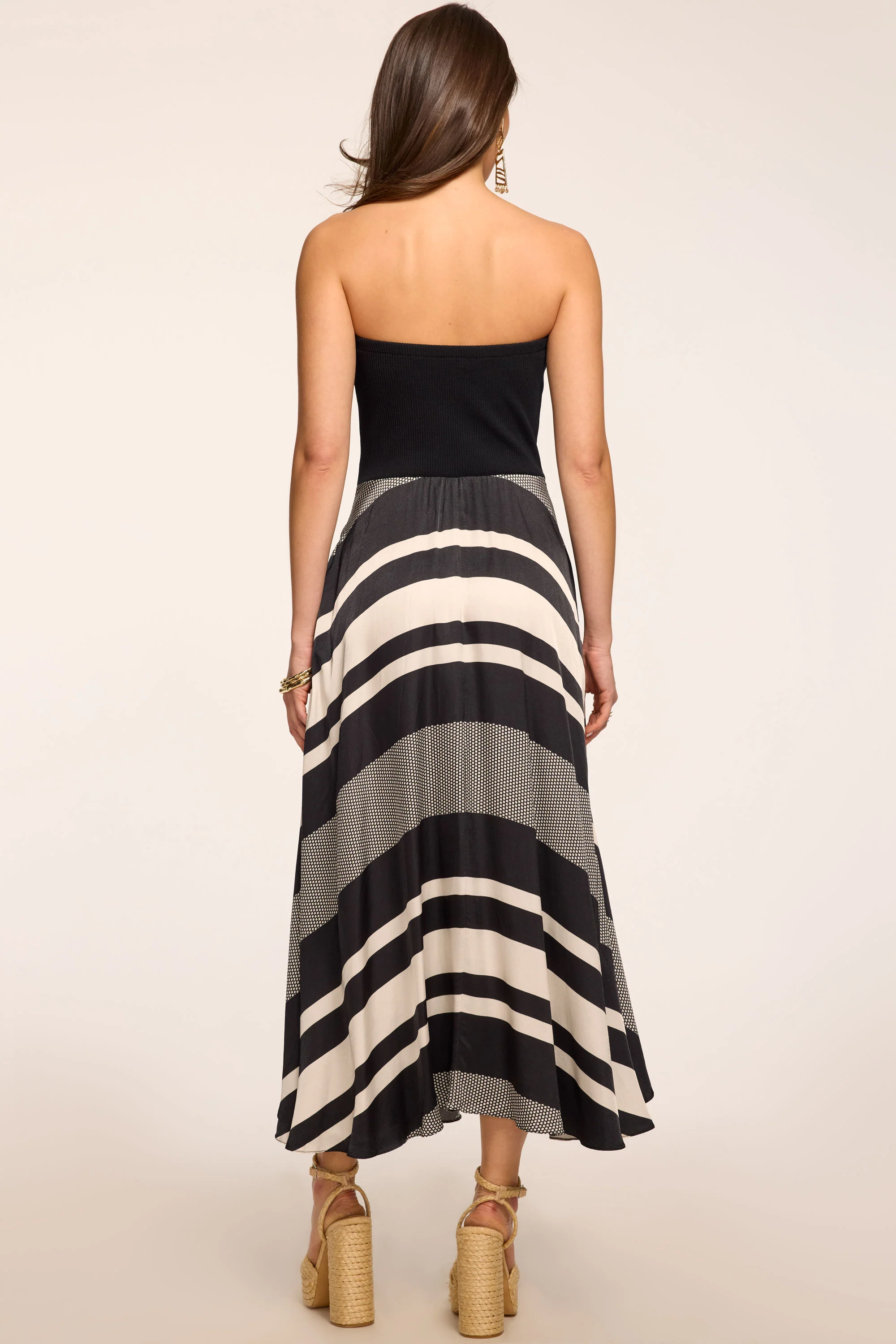 Oakley Printed Combo Knit Midi Dress - Image 4