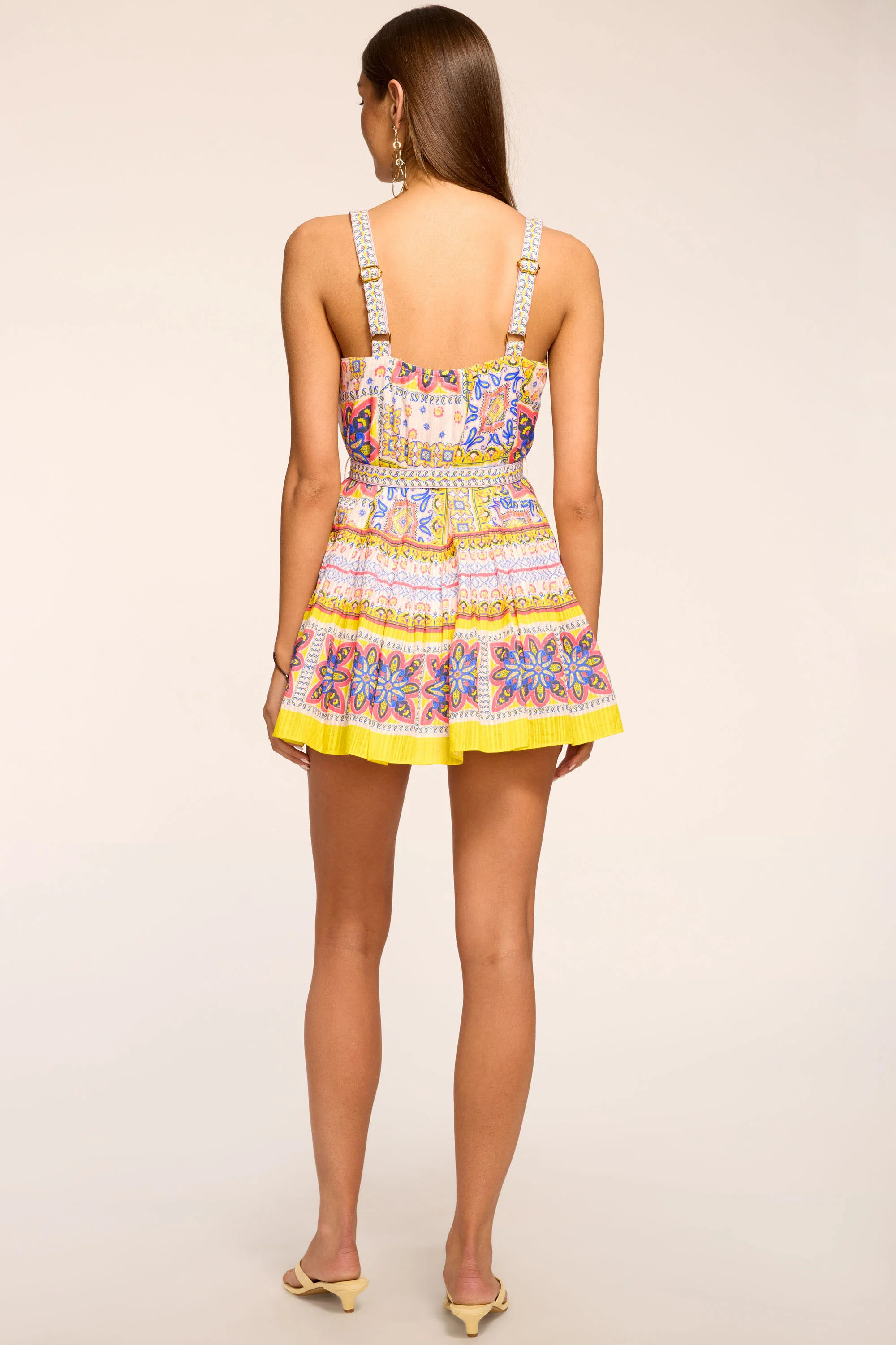 Ocean Cotton Printed Mini Dress - Image 5