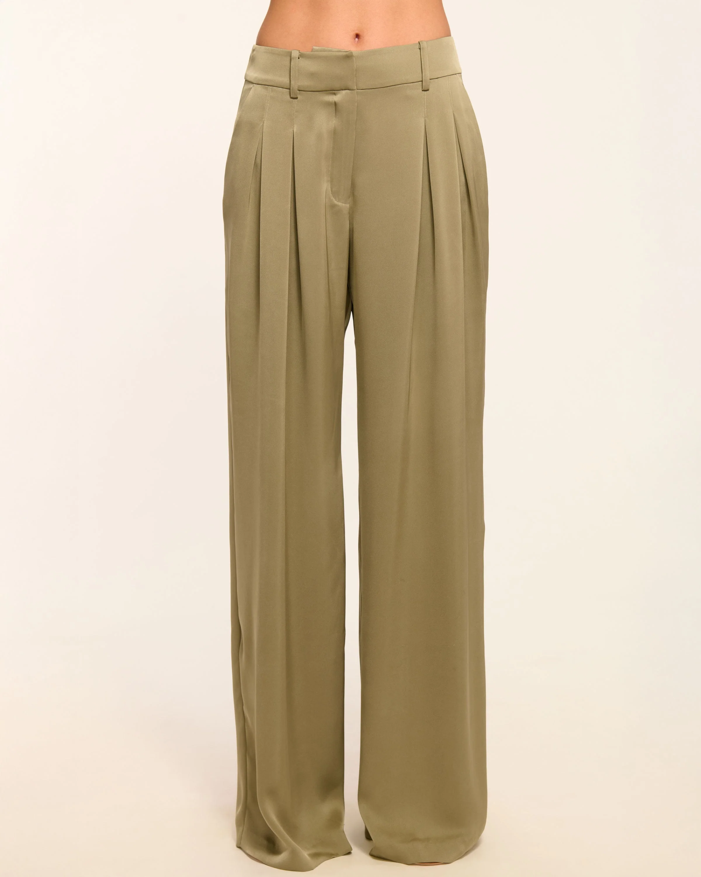 Oscar Pleated Wide Leg Pant - Image 9