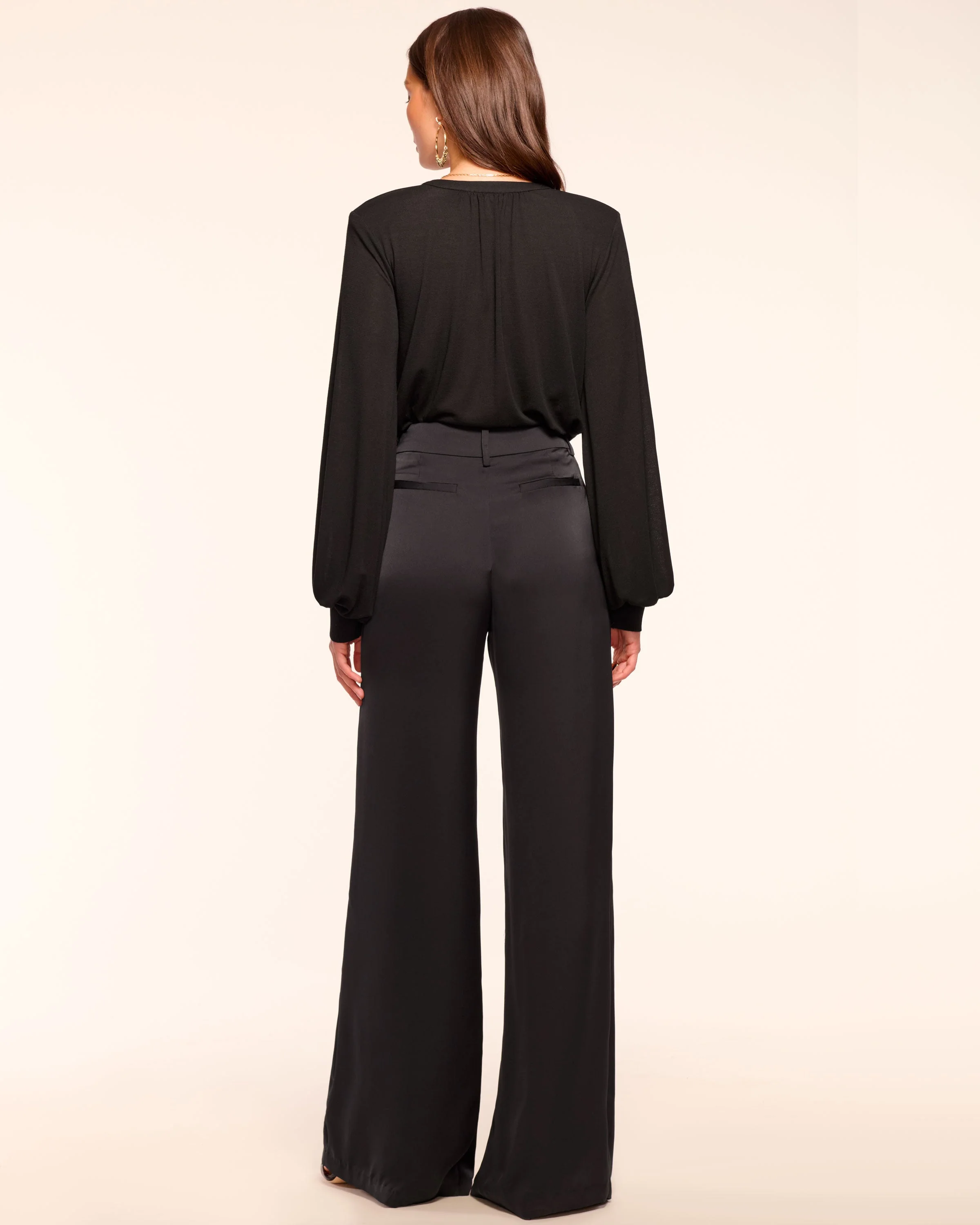 Oscar Pleated Wide Leg Pant - Image 4