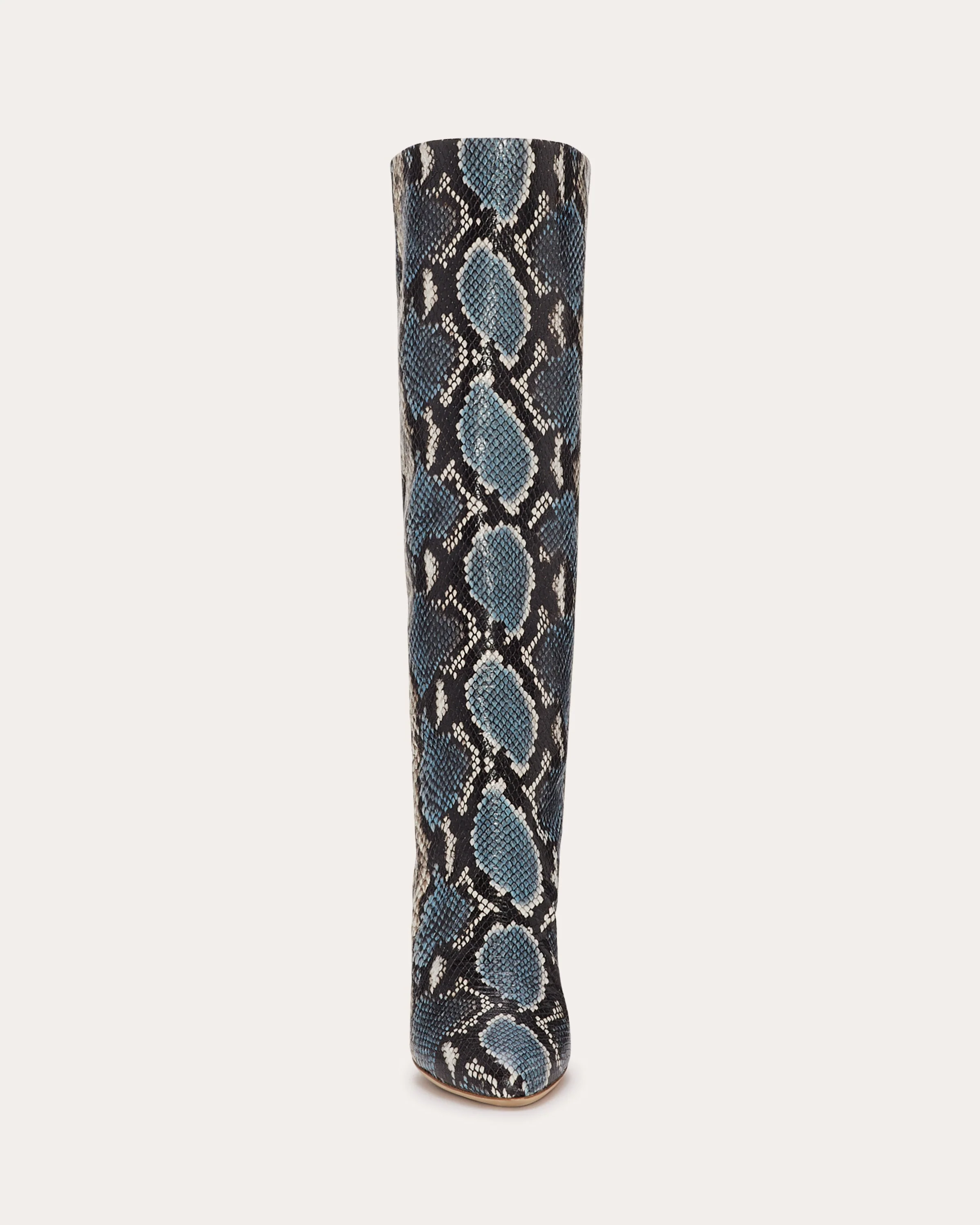 Queen Heeled Snake Boots | BLUE SNAKE - Image 3