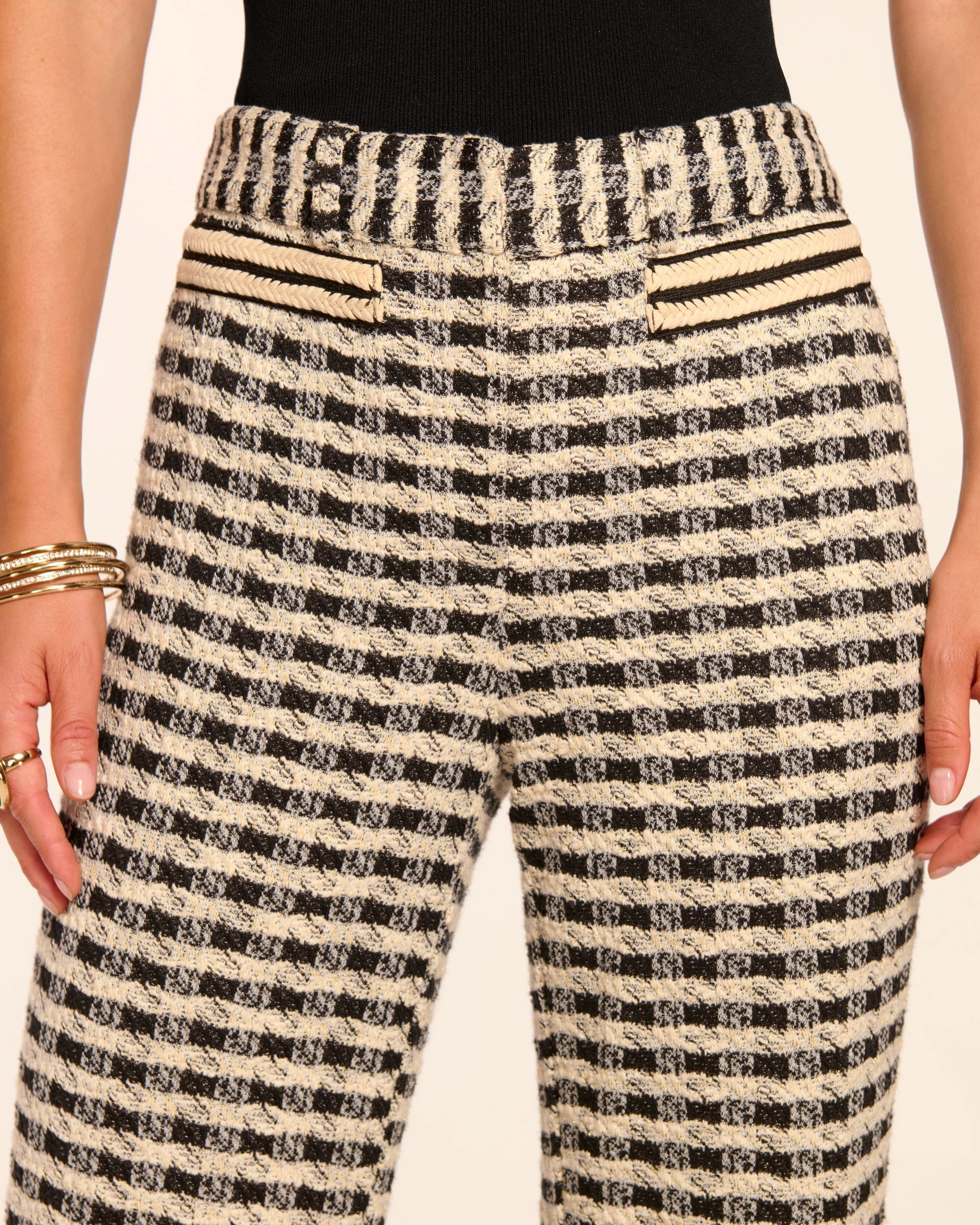 Raven Tweed Wide Leg Pant - Image 4