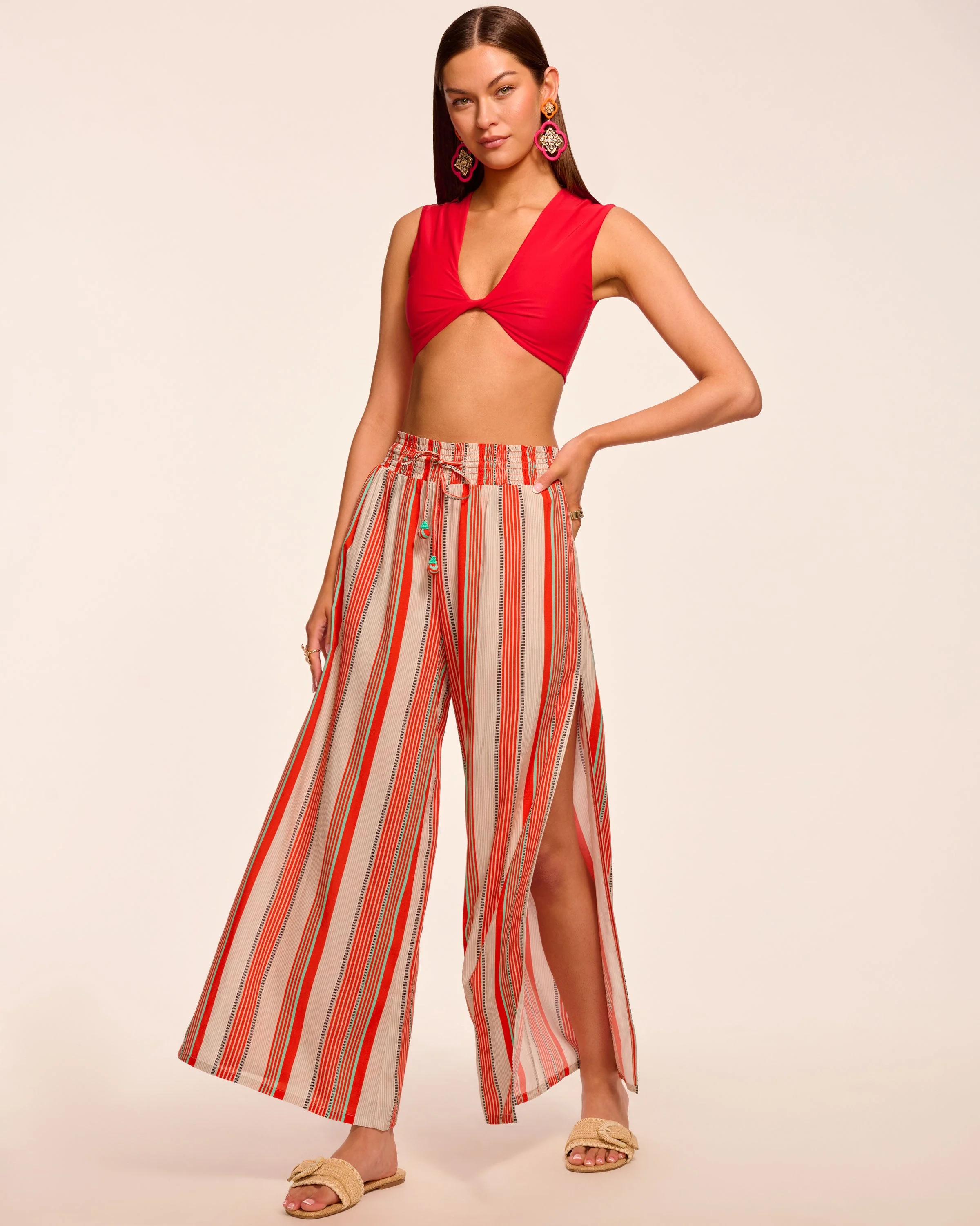 Reba Smocked Coverup Pant - Image 2