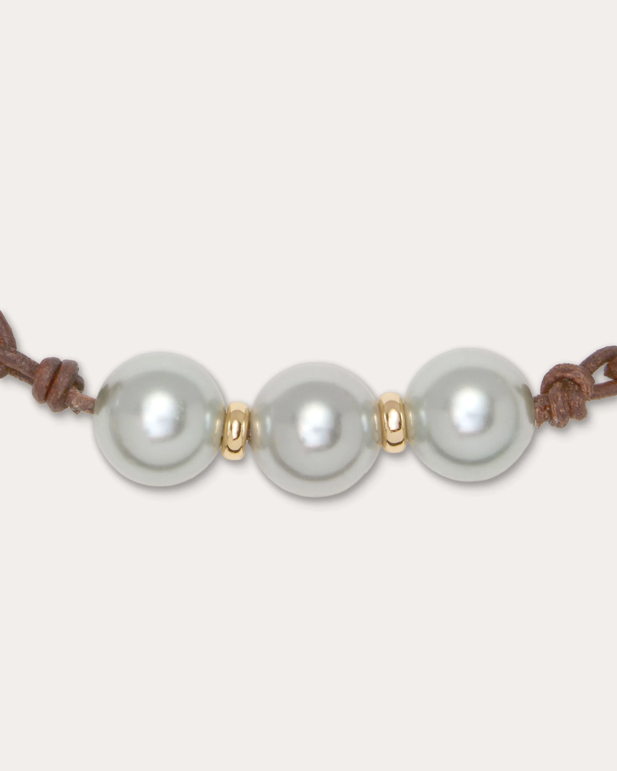Riya Pearl Cord Wrap Necklace - Image 3