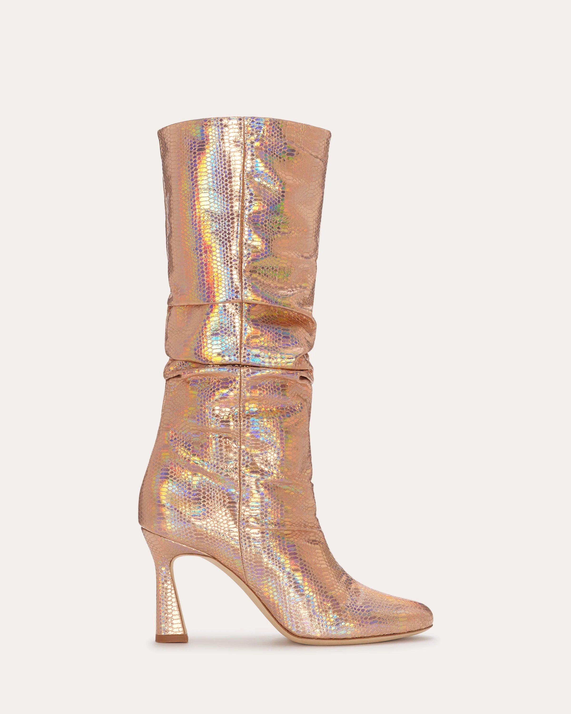 Squeen Heeled Boots | ROSE GOLD - Image 3