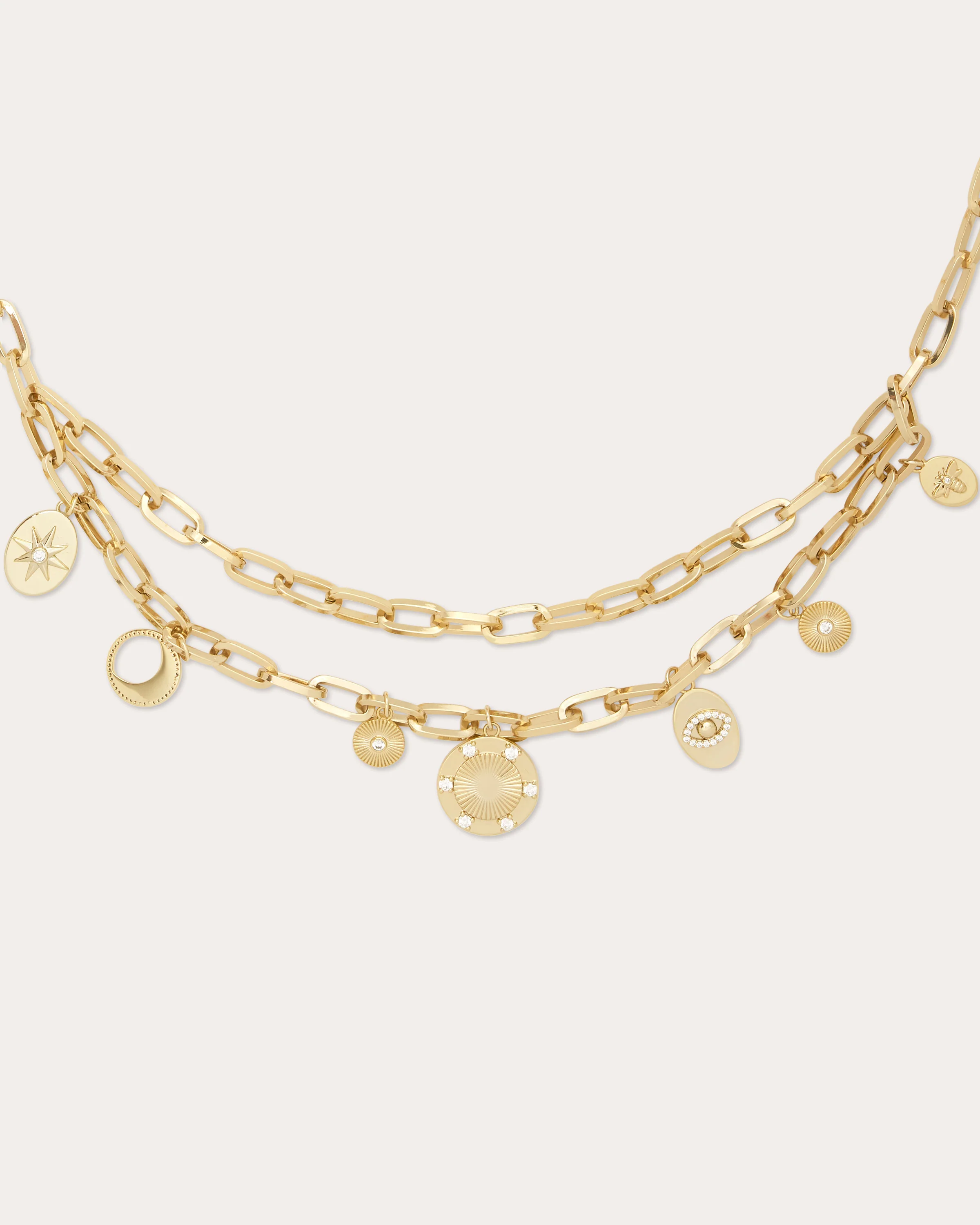 Susana Pave Charm Chain Belt - Image 3