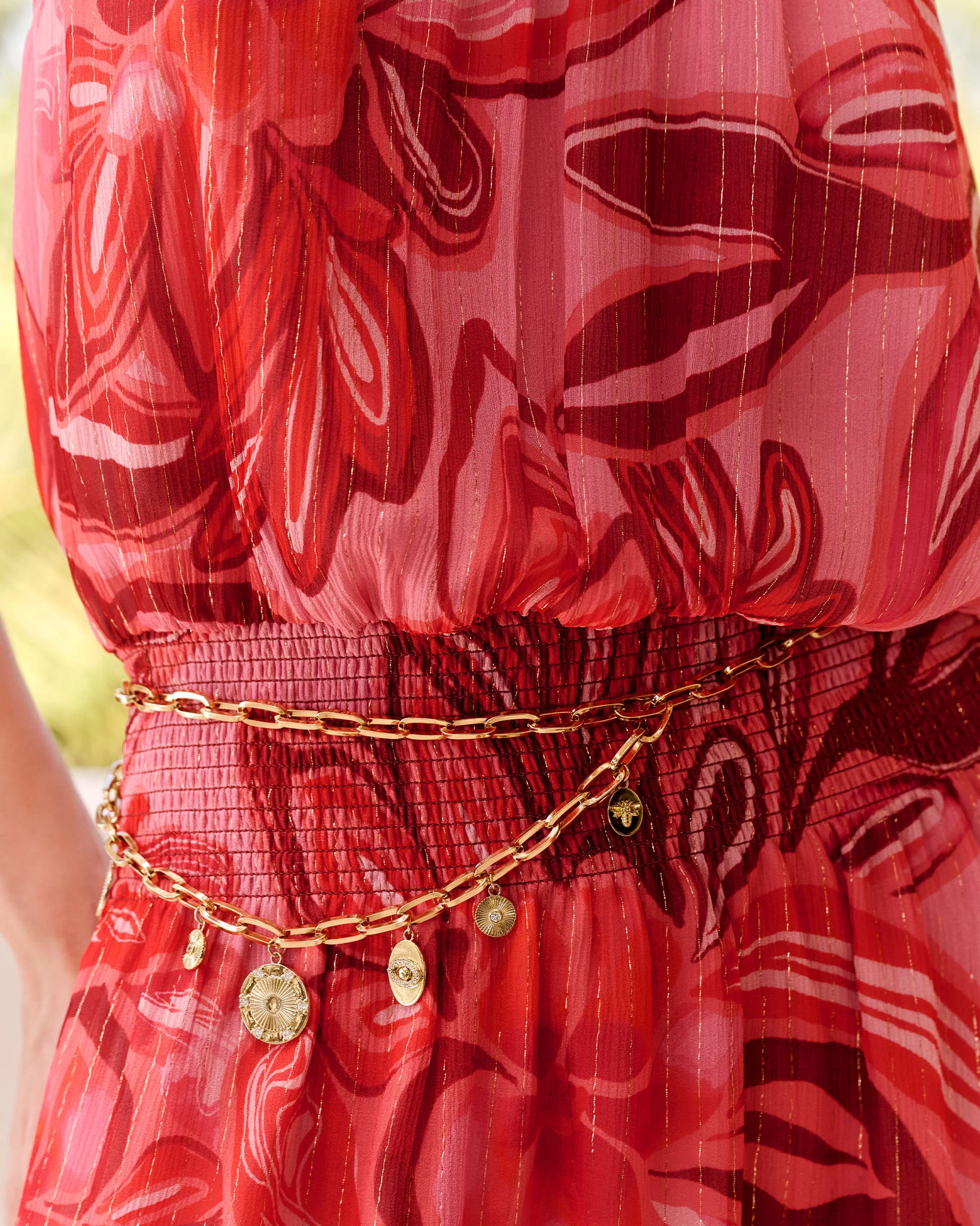 Susana Pave Charm Chain Belt - Image 4