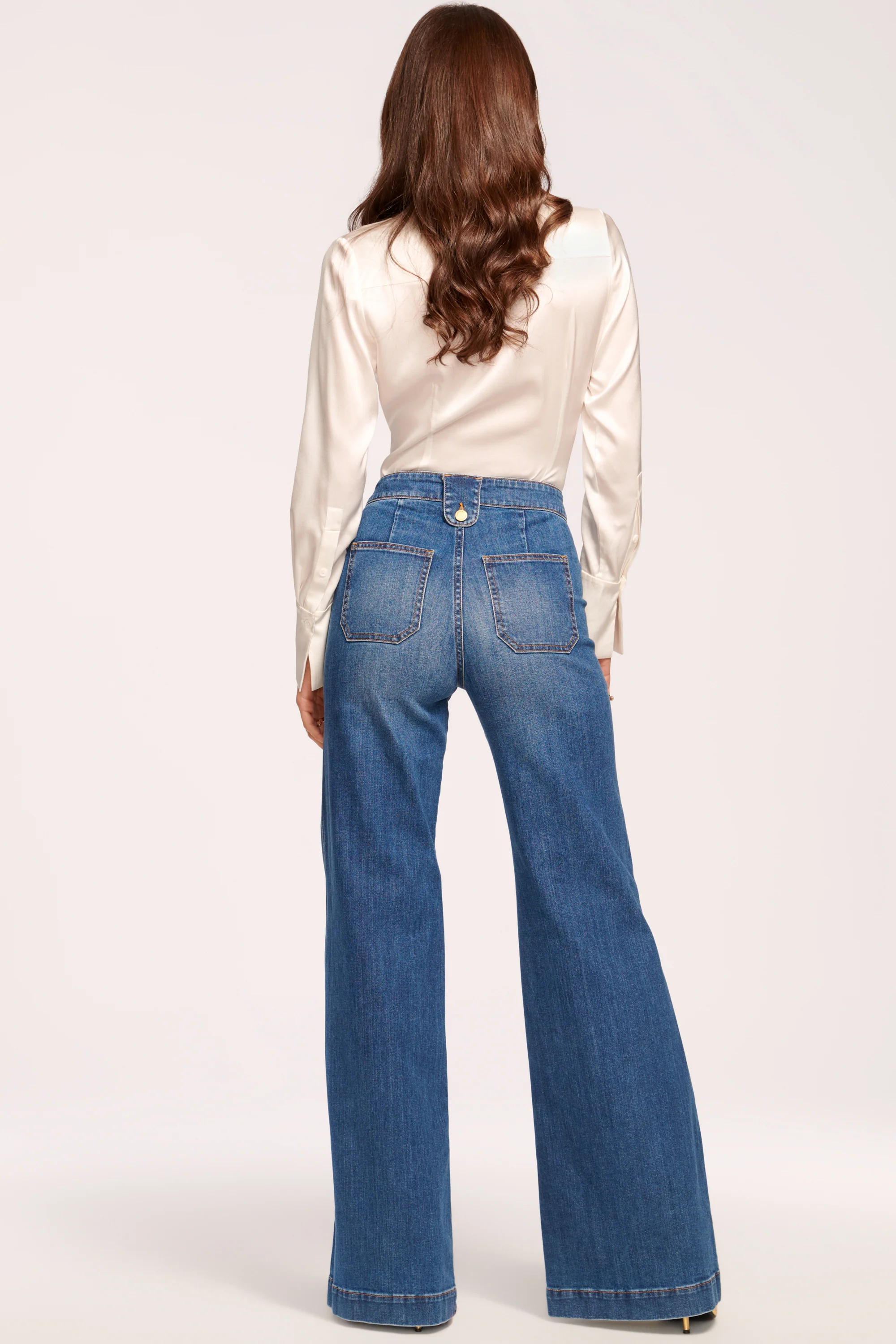 Theodora High-Rise Wide Leg Jean | MEDIUM WASH - Image 3