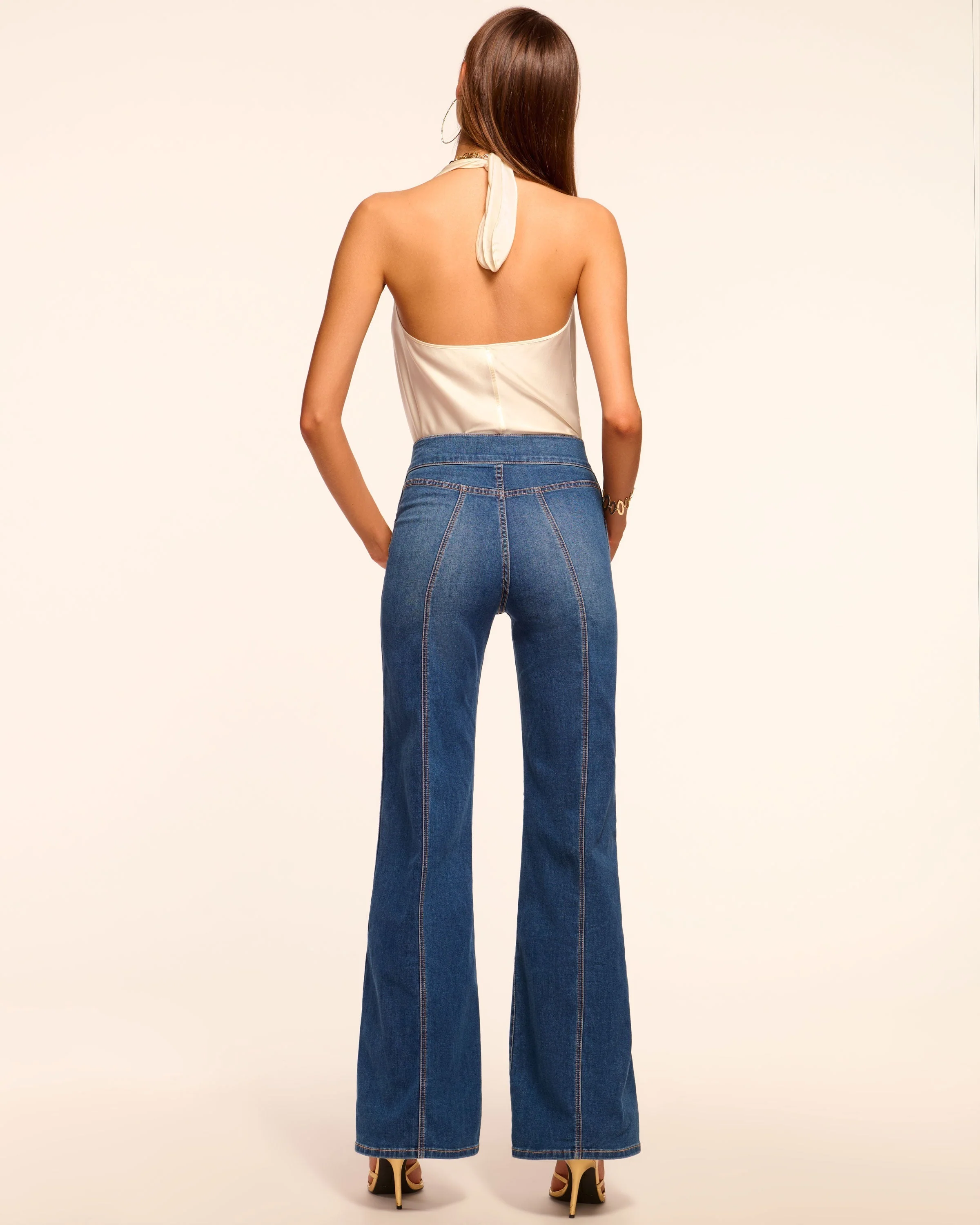 Tina High-Rise Wide Leg Jean | MEDIUM WASH - Image 4