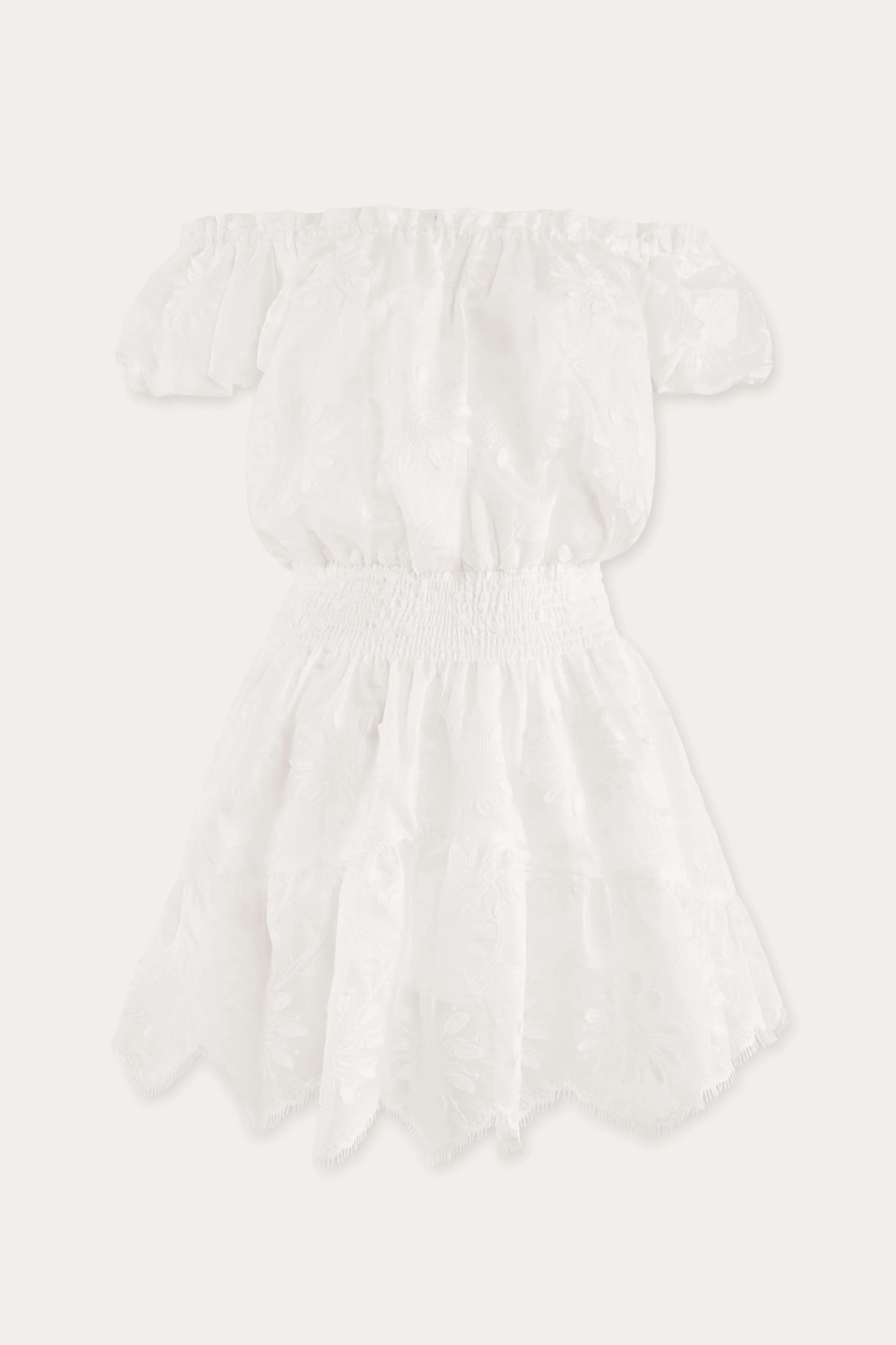 Verona Embroidered Organza Mini Dress - Image 6