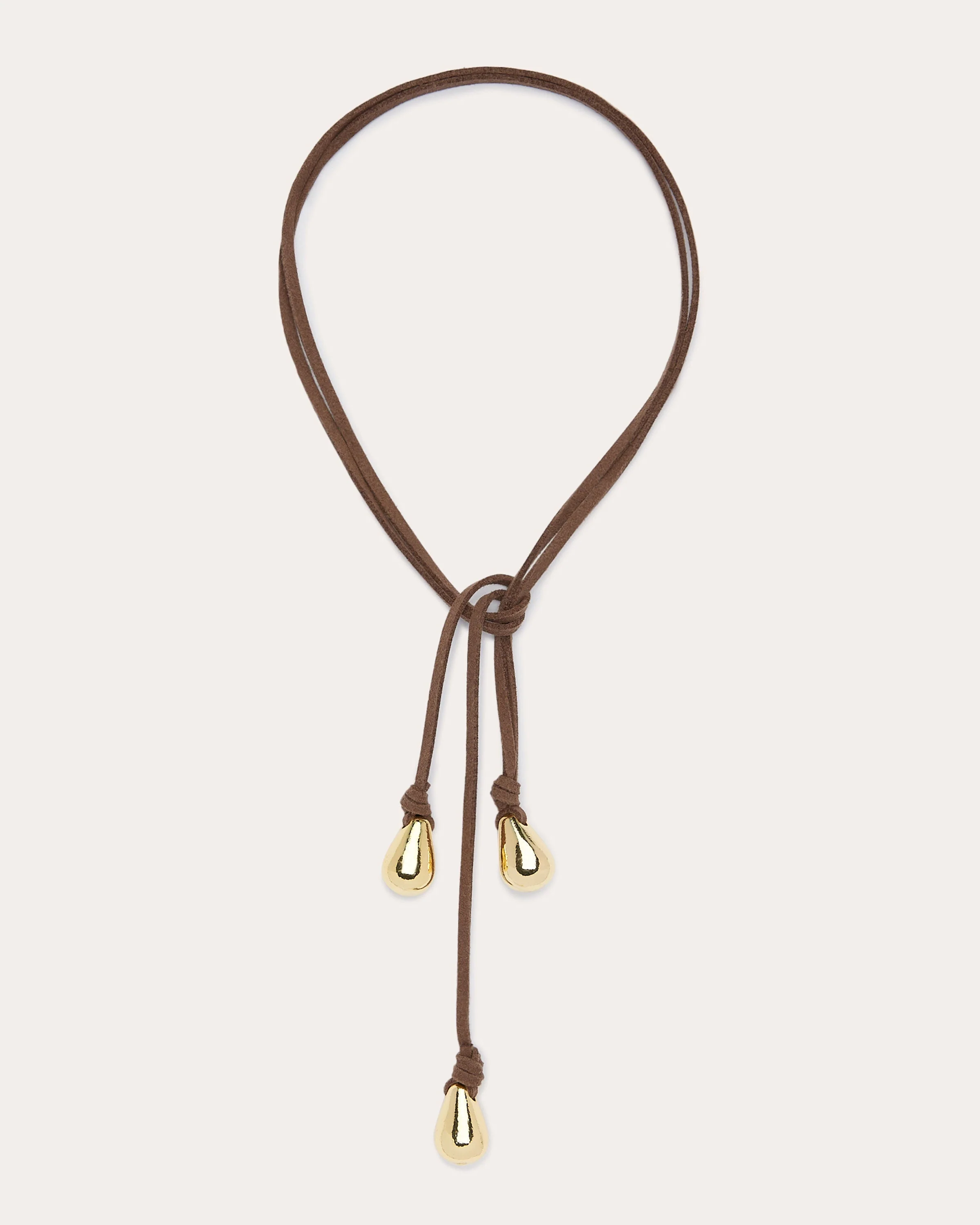 Yara Suede Tie Necklace
