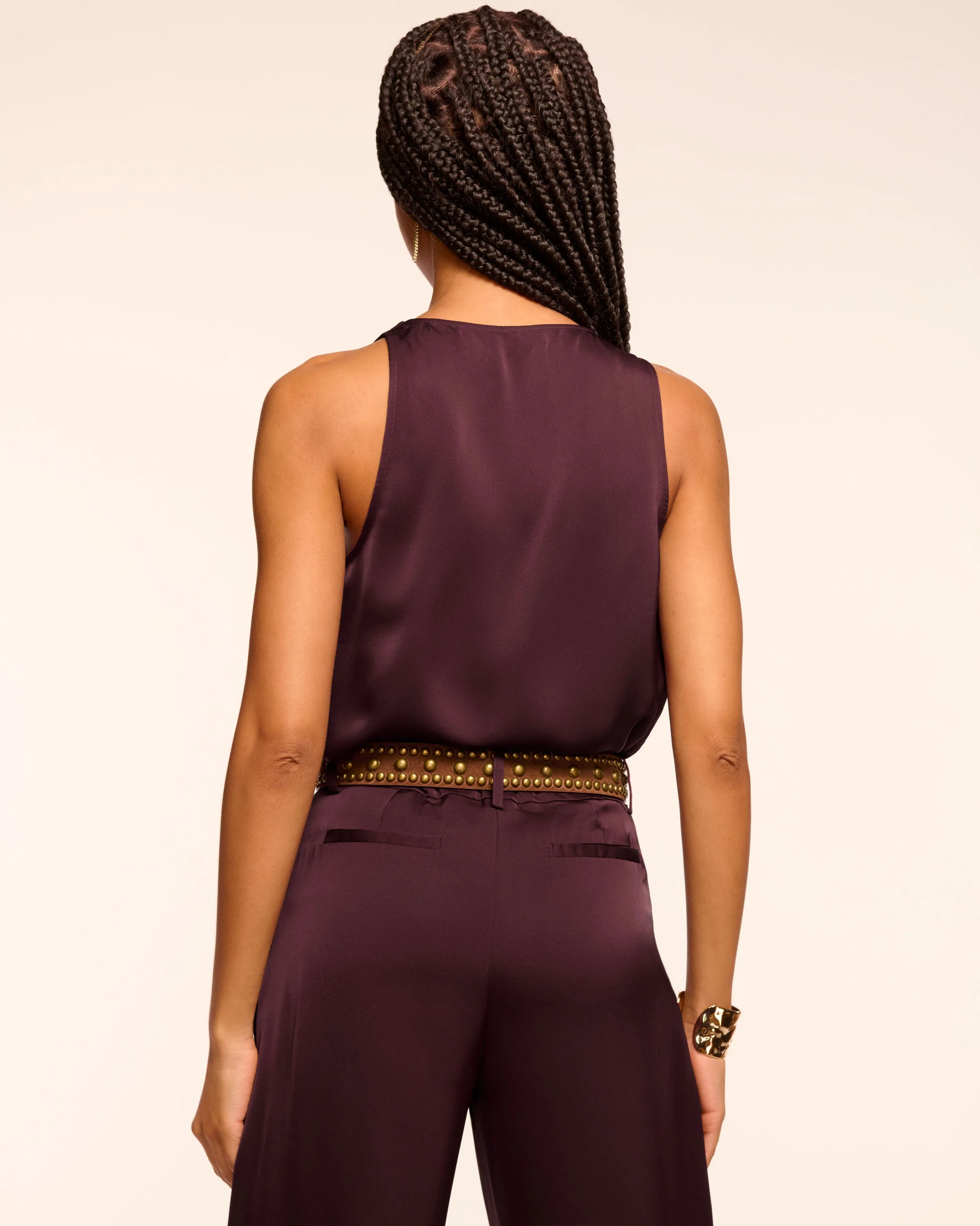 Zoe Cowl Neck Tank Top - Image 6