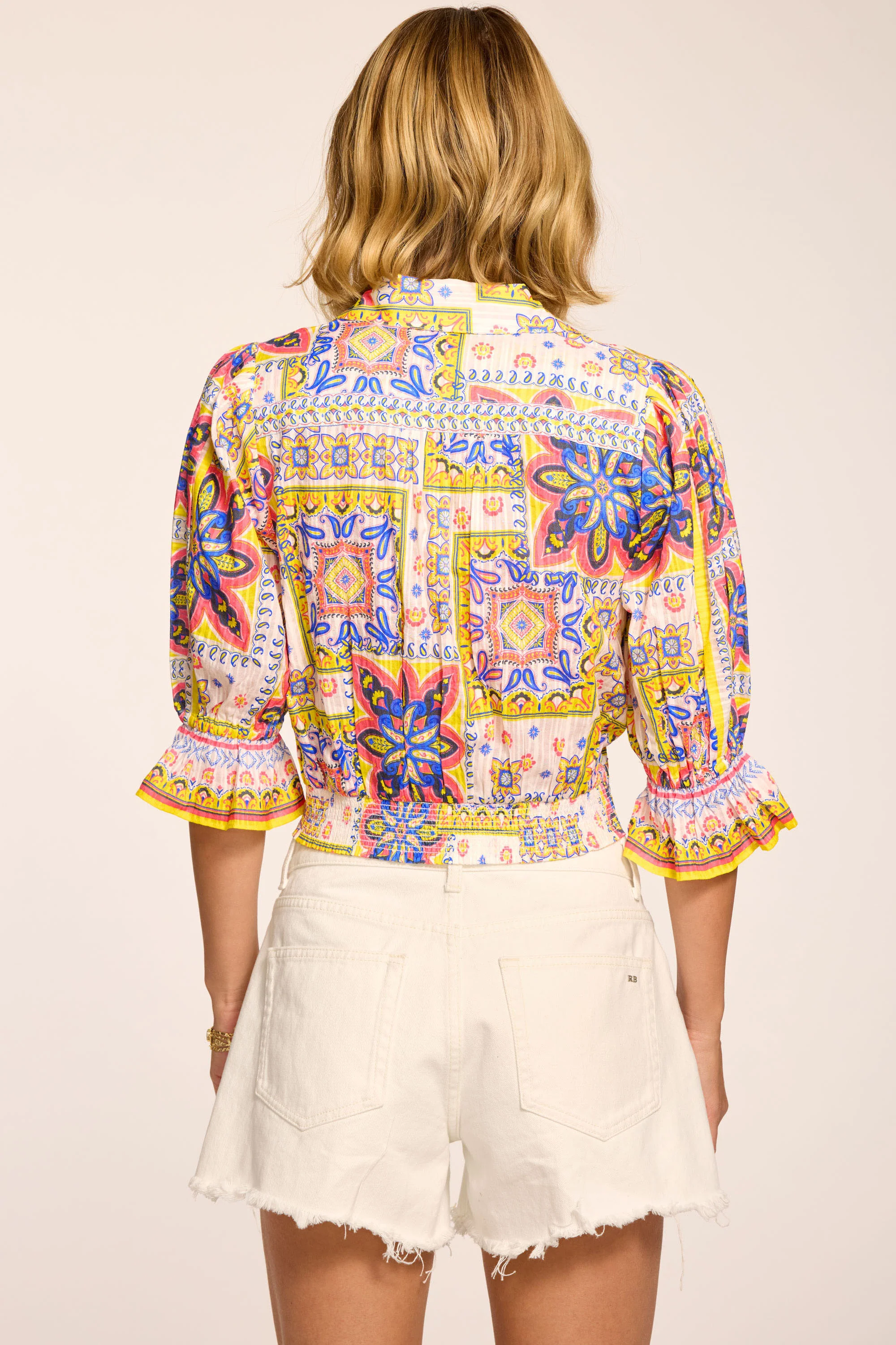 Zola Cotton Printed Top - Image 3